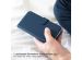 Selencia Étui de téléphone portefeuille en cuir véritable Samsung Galaxy A34 (5G) - Bleu