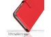 Selencia Étui de téléphone portefeuille en cuir véritable Google Pixel 8 - Rouge