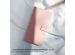 Selencia Étui de téléphone portefeuille en cuir véritable Galaxy A32 (4G) - Rose