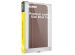 Accezz Étui de téléphone Slim Folio en cuir de qualité supérieure Samsung Galaxy S21 FE - Brun