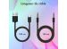 imoshion Casque pour enfants Bluetooth LED oreilles de chat - Casque sans fil + Câble AUX - Lavender Lilac