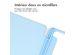 imoshion Coque tablette rigide Trifold iPad Samsung Tab S9 FE 10.9 pouces / Tab S9 11.0 pouces - Bleu clair