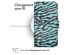 iMoshion Étui de téléphone portefeuille Design Motorola Moto G34 - Black Blue Stripes