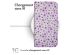 iMoshion ﻿Étui de téléphone portefeuille Design iPhone 12 (Pro) - Purple Flowers