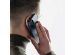 Accezz Coque arrière en cuir avec MagSafe iPhone 15 Pro Max - Nightfall Blue