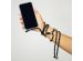 iMoshion Coque avec cordon iPhone 13 Mini - Noir & Dorée