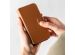 Accezz Étui de téléphone portefeuille en cuir 2-en-1 avec MagSafe iPhone 15 - Sienna Brown