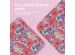 iMoshion Design Slim Hard Sleepcover avec support Kobo Libra 2 / Tolino Vision 6 - Flower Watercolor