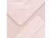 Accezz Étui de téléphone portefeuille Smart Silicone Samsung Galaxy Tab A9 Plus - Rose