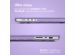 imoshion Coque rigide MacBook Air 13 pouces (2022) / Air 13 pouces (2024) M3 chip - A2681 / A3113 - Lavender Lilac