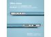 iMoshion Coque rigide MacBook Pro 14 pouces (2021) / Pro 14 pouces (2023) M3 chip - A2442 / A2779 / A2918 - Soft Blue