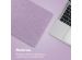 imoshion Teddy Hard Cover MacBook Pro 13 pouces (2020 / 2022) - A2289 / A2251 / A2338 - Lavender Lilac