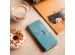 iMoshion Design Softcase Bookcase iPhone 15 - Blue Graphic