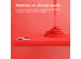 Accezz Coque Liquid Silicone avec MagSafe iPhone 15 Plus - Rouge