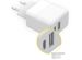 Accezz Wall Charger iPhone 8 - Chargeur - Connexion USB-C et USB - Power Delivery - 20 Watt - Blanc