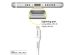 Accezz Câble Lightning vers USB iPhone 13 Pro - Certifié MFi - 1 mètre - Blanc