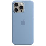 Apple Coque en silicone MagSafe iPhone 15 Pro Max - Winter Blue