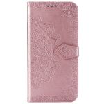 Etui de téléphone portefeuille Mandala Samsung Galaxy S20