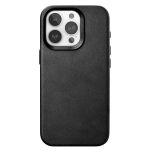 Woodcessories Coque Bio Leather MagSafe iPhone 15 Pro Max - Noir