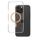 PanzerGlass Coque CARE Urban Combat MagSafe iPhone 16 Pro Max - Transparent / Peach