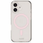 Holdit Coque MagSafe iPhone 16 Plus - Rose / Transparent