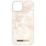 iDeal of Sweden Coque Fashion iPhone 15 Plus - Rose Pearl Marble