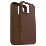 OtterBox Coque en cuir de cactus Symmetry MagSafe iPhone 16 Pro Max - Rich Adobe Brown