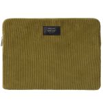 Wouf Corduroy - Pochette ordinateur 13-14 pouces - Olive