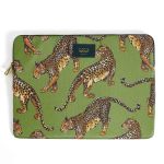 Wouf Pochette ordinateur 13-14 pouces - Daily Olive Leopard