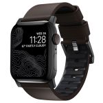 Nomad Bracelet Active Pro Apple Watch Series 1-10 / SE / Ultra (2) - 42/44/45/46/49 mm - Marron/Noir