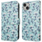 iMoshion Étui de téléphone portefeuille Design iPhone 14 - Blue Flowers