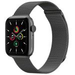 iMoshion Bracelet magnétique milanais Apple Watch Series 1-9 / SE / Ultra (2) - 42/44/45/49 mm - Taille M - Space Gray