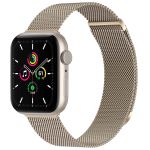 iMoshion Bracelet magnétique milanais Apple Watch Series 1-9 / SE / Ultra (2) - 42/44/45/49 mm - Taille M - Starlight