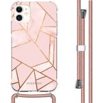 iMoshion Coque Design avec cordon iPhone 11 - Pink Graphic