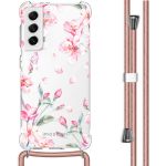 imoshion Coque Design avec cordon Samsung Galaxy S21 - Blossom Watercolor