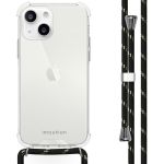 imoshion Coque avec cordon iPhone 13 - Noir & Dorée