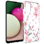 iMoshion Coque Design Samsung Galaxy A03s - Fleur - Rose