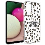 iMoshion Coque Design Samsung Galaxy A03s - Léopard - Brun / Noir