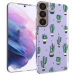 iMoshion Coque Design Samsung Galaxy S22 - Allover Cactus