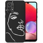 iMoshion  Coque Design Samsung Galaxy A33 - Line Art Woman Black 