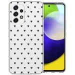 iMoshion  Coque Design Samsung Galaxy A53 - Hearts All Over Black 