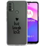 imoshion Coque Design Motorola Moto E30 / E40 - Live Laugh Love 