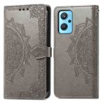 imoshion Etui de téléphone portefeuille Mandala Oppo A96 - Gris