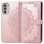 iMoshion Etui de téléphone portefeuille Mandala Motorola Moto G52 / G82 - Rose Dorée