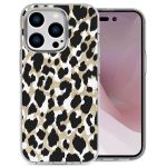 iMoshion Coque Design iPhone 14 Pro - Gold Leopard