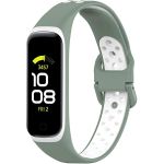 iMoshion Bracelet sportif en silicone Samsung Galaxy Fit 2 - Vert / Blanc