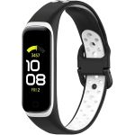 iMoshion Bracelet sportif en silicone Samsung Galaxy Fit 2 - Noir / Blanc