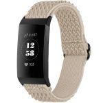 imoshion Bracelet élastique en nylon le Fitbit Charge 3 / 4 - Beige