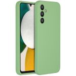 Accezz Coque Liquid Silicone Samsung Galaxy A34 (5G) - Vert