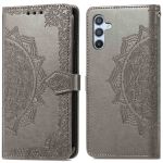 imoshion Etui de téléphone portefeuille Mandala Samsung Galaxy A34 (5G) - Gris